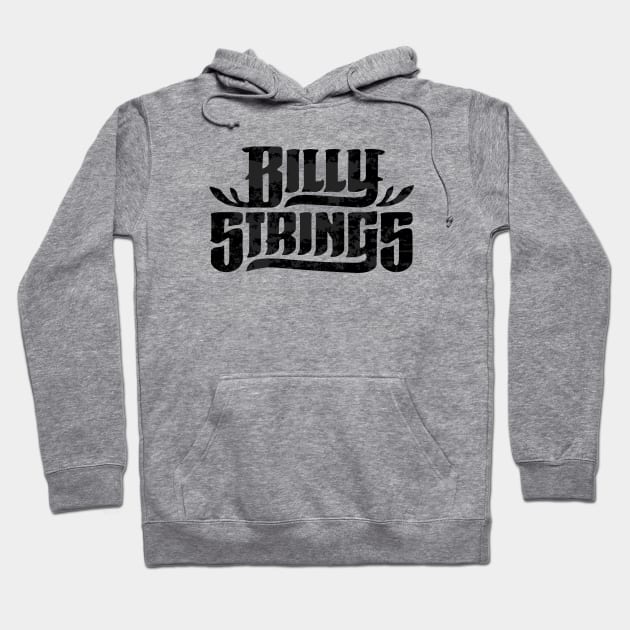 Billy | Strings black Hoodie by RileyDixon